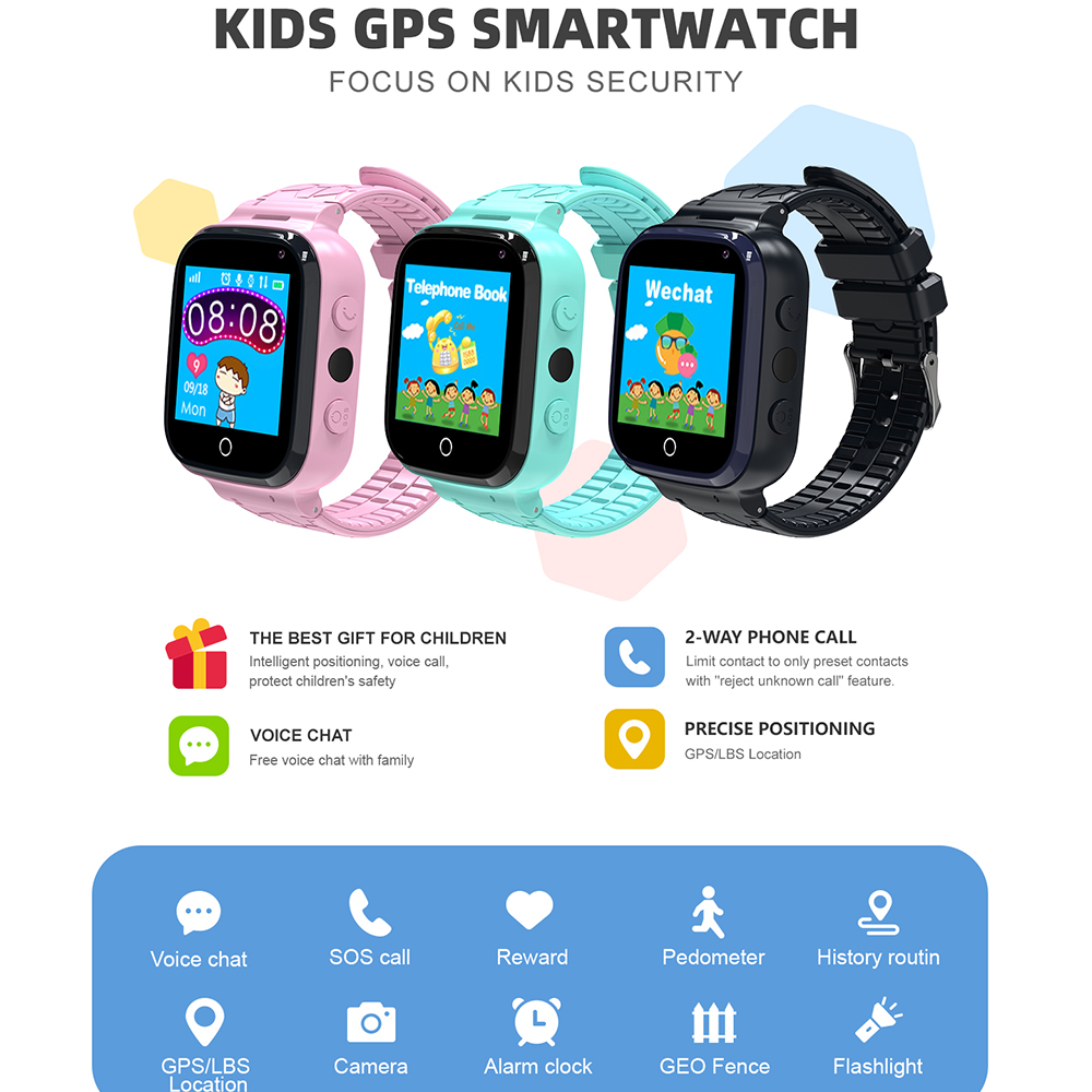 New Kids Smart Horloge GPS Tra - Smartwatch Watches For Kids With Gps recensie en prijs
