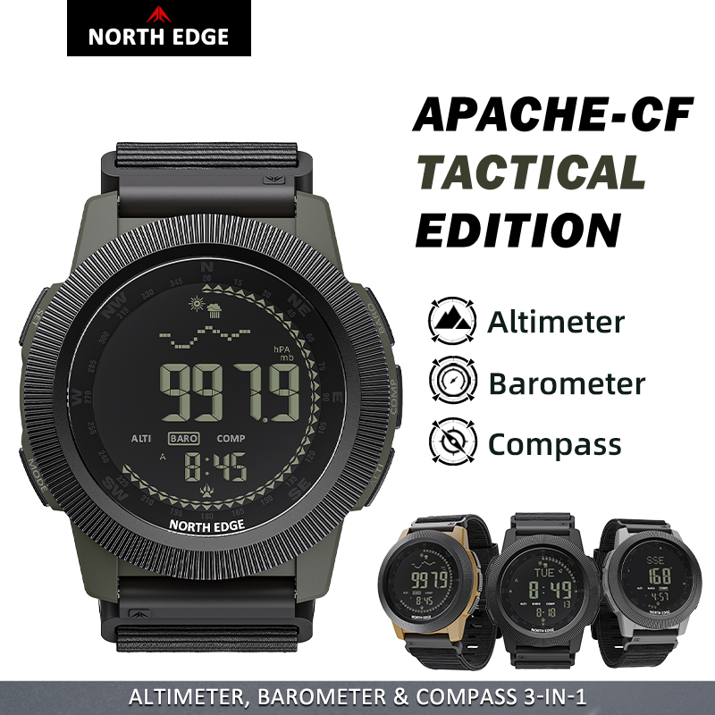 NORTH EDGE APACHE-CF Heren Dig - Altimeter Compass Watch recensie en prijs
