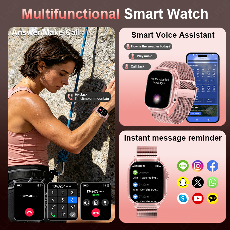 2026 Nieuwe 1400mAh Grote Batt - Smartwatch Watches Price recensie en prijs
