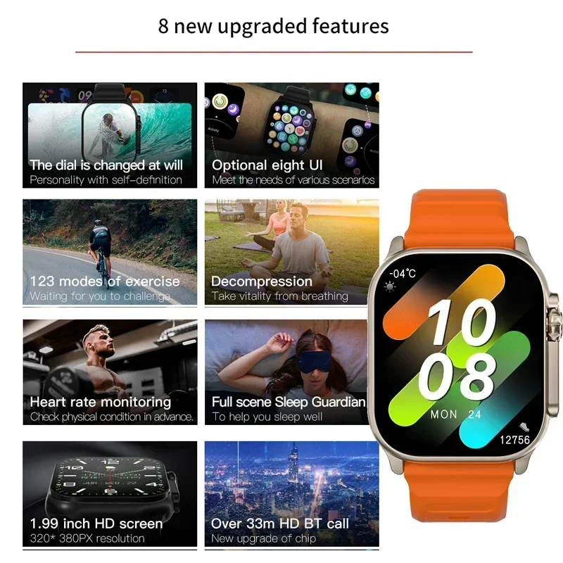 Nieuwe Serie 9 Watch PK HK8 PR - Smartwatch Watches For Women With Gps recensie en prijs