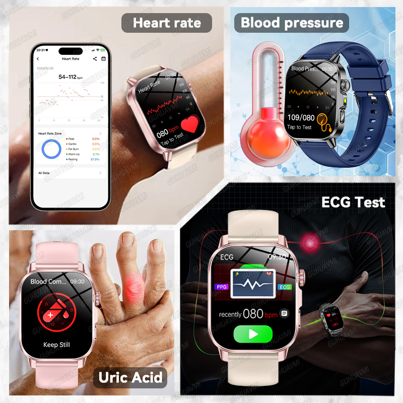 2026 Nieuwe Gezondheids-Smartw - Smartwatch Watches Price recensie en prijs