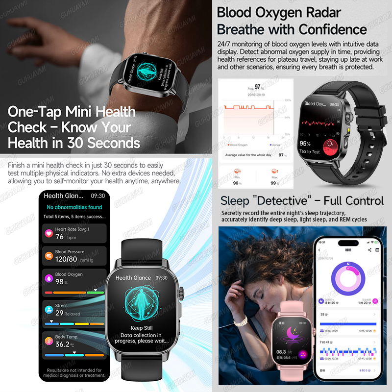 2026 Nieuwe Gezondheids-Smartw - Smartwatch Watches Price recensie en prijs