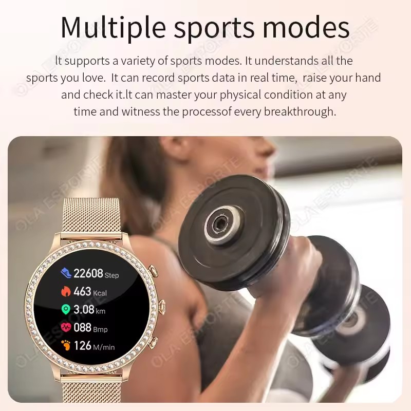 Elegante dames smartwatch met  - Smartwatch Watches Price recensie en prijs