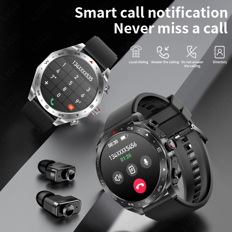 Lige Met Oordopjes Bluetooth H - Smartwatch Watches Price recensie en prijs