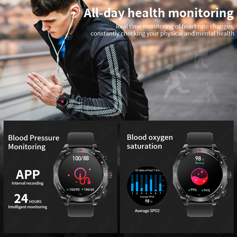 Lige Met Oordopjes Bluetooth H - Smartwatch Watches Price recensie en prijs